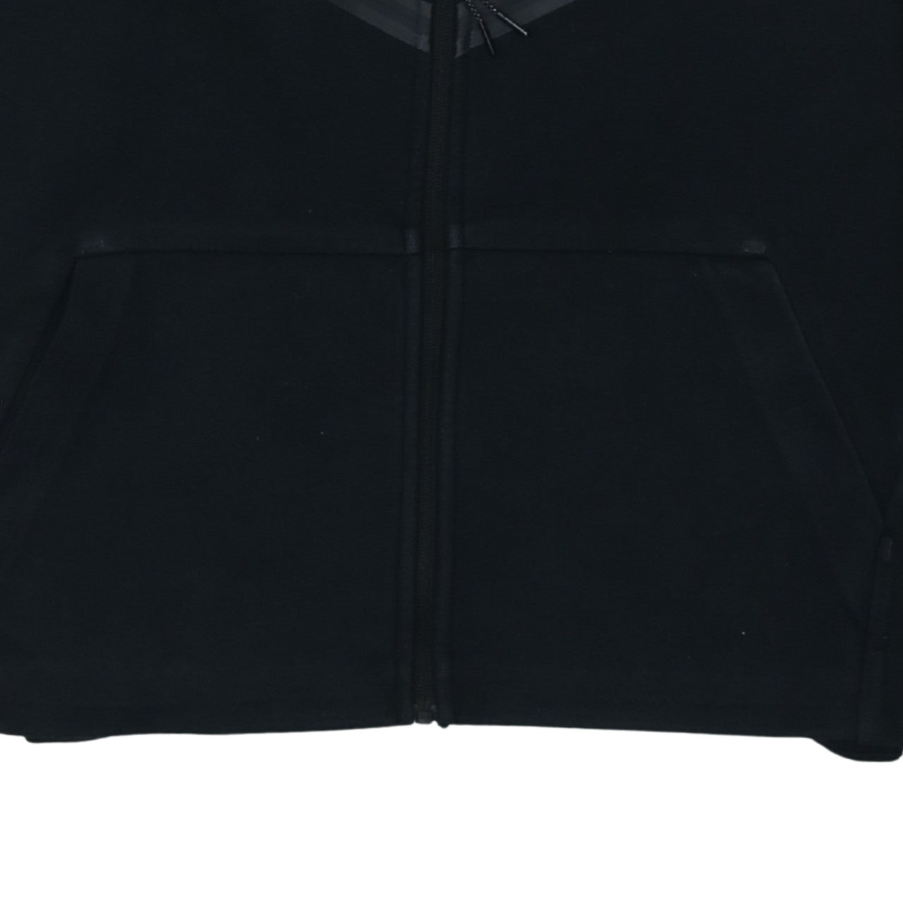Nike Womens Black Full Zip Hoodie Small Cotton Blend Sportswear