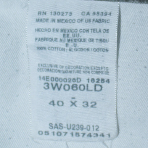 Wrangler Men's Grey 40x32 Cargo Workwear Trousers