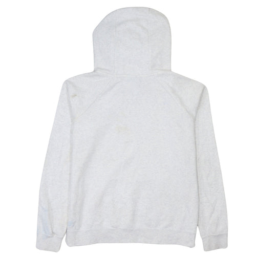 Nike Women’s Grey Pullover Hoodie Medium Cotton Blend Sportswear