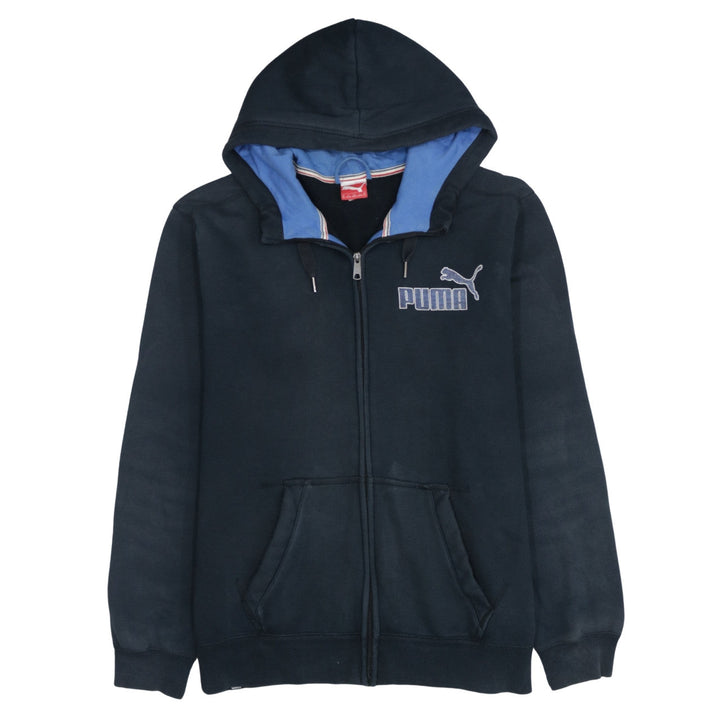 Puma Men's Black XL Full Zip Sports Hoodie Sweatshirt