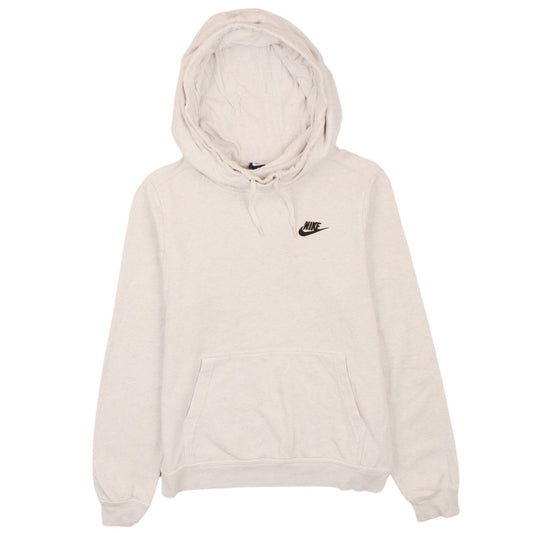 Nike Men's White Pullover Hoodie Small Fleece Sportswear