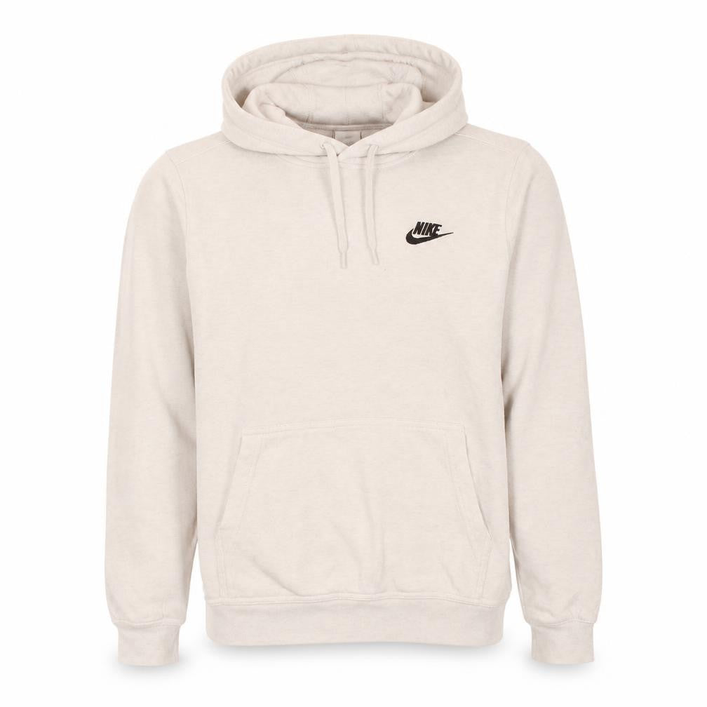 Front view of Nike Men's White Pullover Hoodie Small Fleece Sportswear
