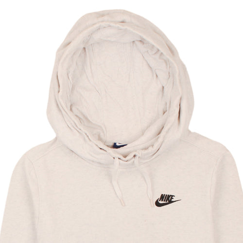 Nike Men's White Pullover Hoodie Small Fleece Sportswear