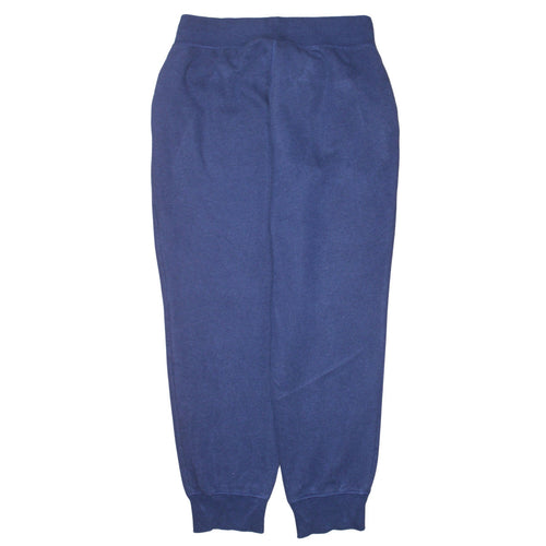 Adidas Womens Blue Jogger Sweatpants M 12-14 Regular Fit Activewear Trousers