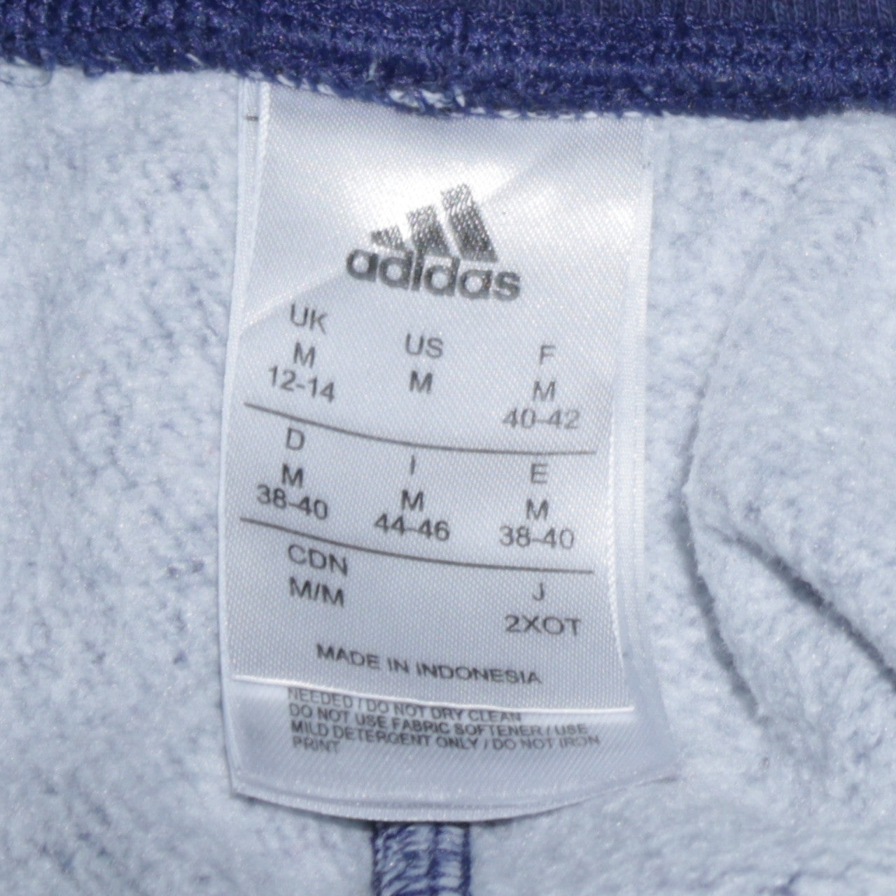 Adidas Womens Blue Jogger Sweatpants M 12-14 Regular Fit Activewear Trousers