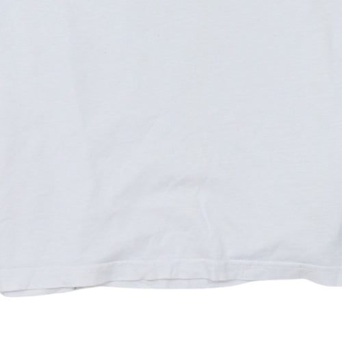 The North Face Men's White Crew Neck Cotton T-Shirt XS