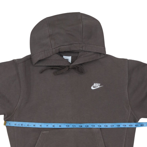 Nike Men's Brown XS Pullover Hoodie Fleece Sweatshirt