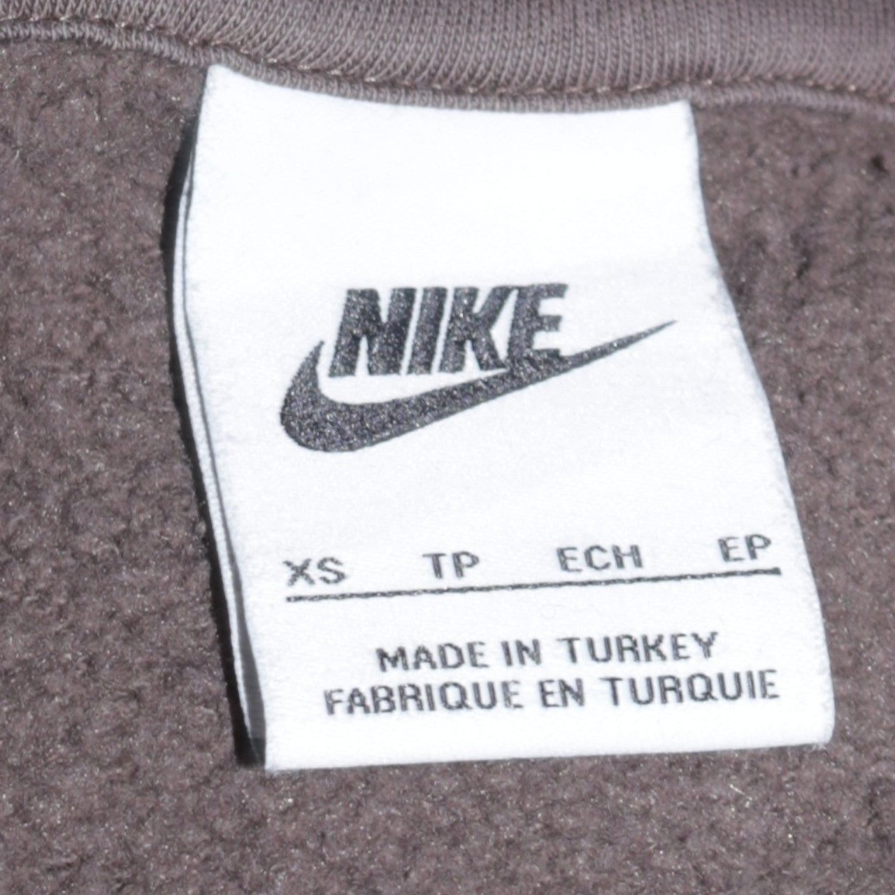 Nike Men's Brown XS Pullover Hoodie Fleece Sweatshirt