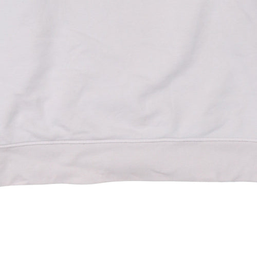 Levi's Women White Crew Neck Pullover Sweatshirt Size 3XL