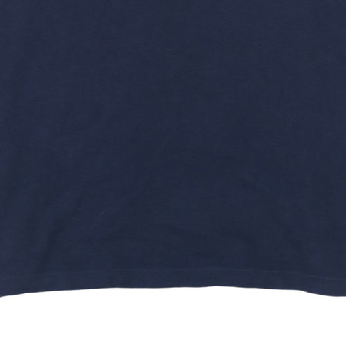Tommy Jeans Men's Blue Cotton Polo Shirt Size L Classic Fit