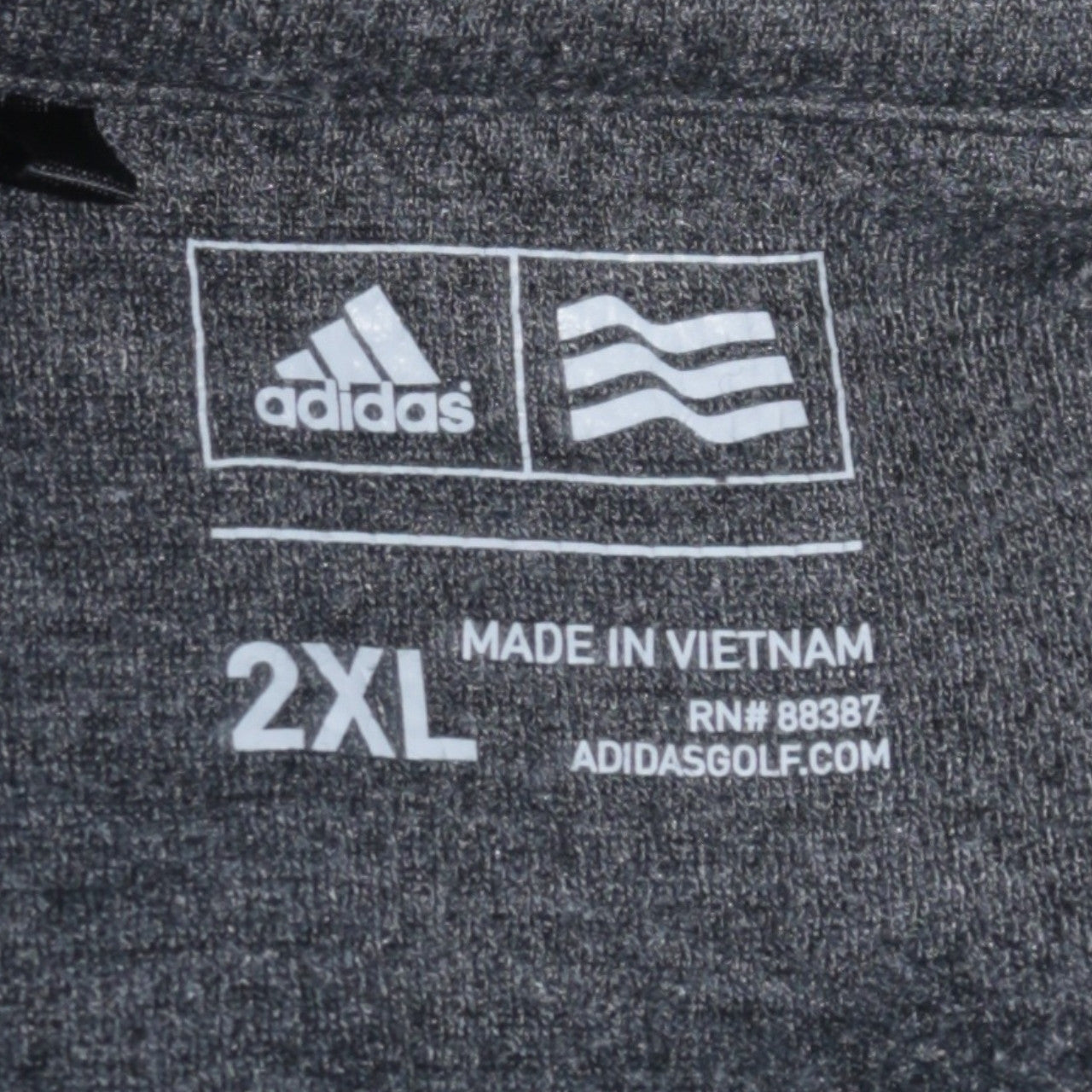 Adidas Men’s Grey 2XL 1/2 Zip Golf Sweatshirt Pullover