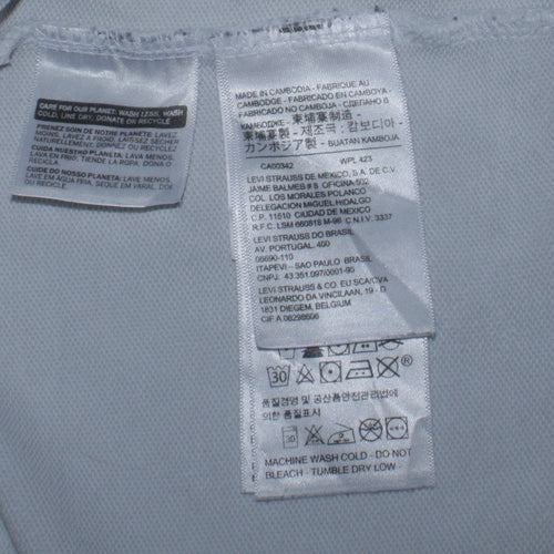 Levi's Men's White Pullover Logo Hoodie Size S Regular Fit