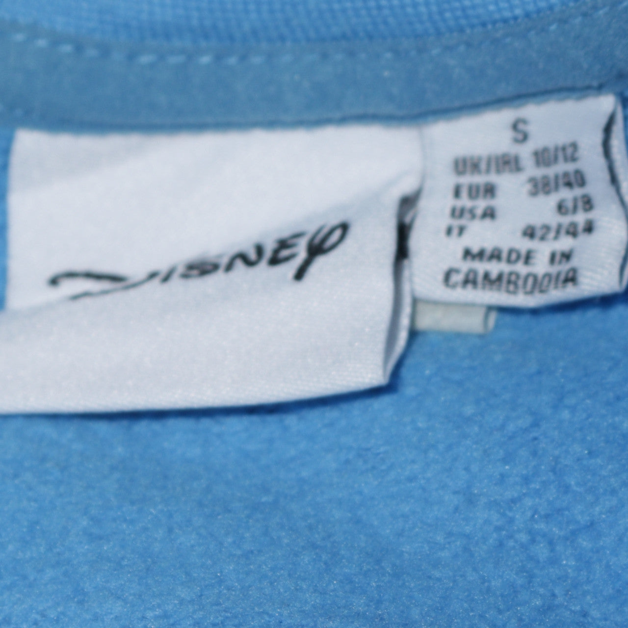 Disney Women Blue Stitch Aloha Pullover Sweatshirt Size S