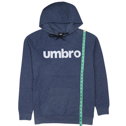 Umbro Men's Blue XL Pullover Hoodie Sports Fleece Sweatshirt