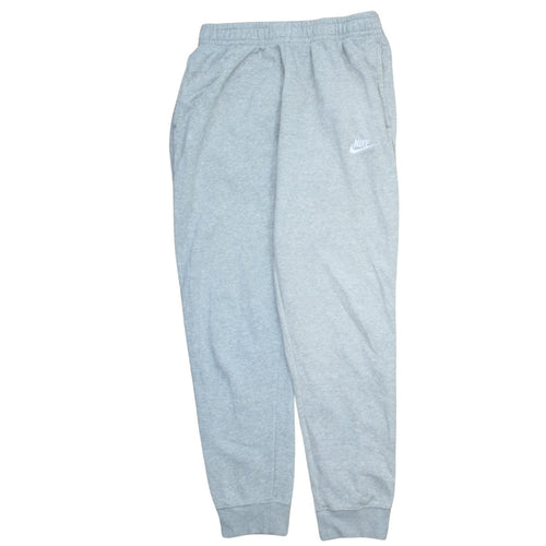 Nike Men's Grey Fleece Jogger Sweatpants Medium Regular Fit