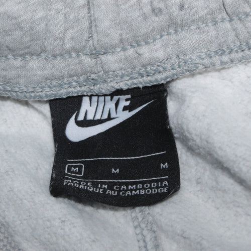 Nike Men's Grey Fleece Jogger Sweatpants Medium Regular Fit