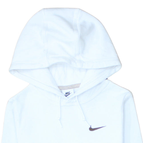 Nike Mens White XS Pullover Hoodie Fleece Sportswear Sweatshirt