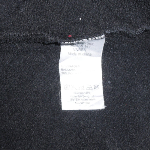Champion Men's Black XL Track Jacket Full Zip Cotton Blend