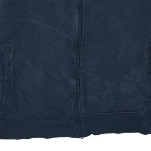 Champion Men's Black XL Track Jacket Full Zip Cotton Blend