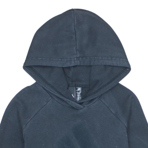 Adidas Womens Black Small Pullover Hoodie Long Sleeve Logo Sportswear