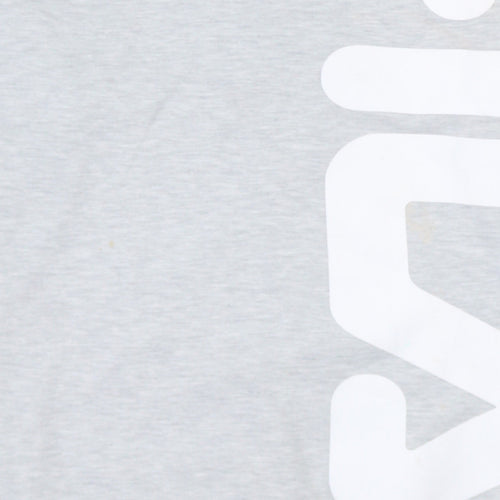 FILA Mens Grey Small Logo Pullover Sweatshirt