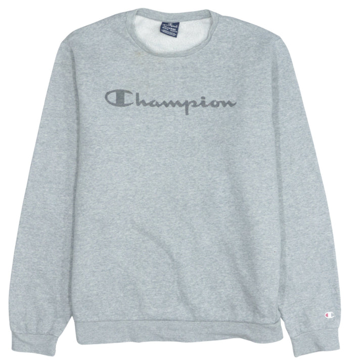 Champion Boys Grey 15-16 Years Crew Neck Pullover Sweatshirt