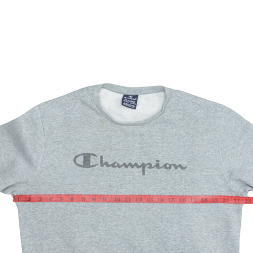 Champion Boys Grey 15-16 Years Crew Neck Pullover Sweatshirt