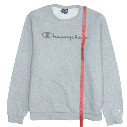 Champion Boys Grey 15-16 Years Crew Neck Pullover Sweatshirt
