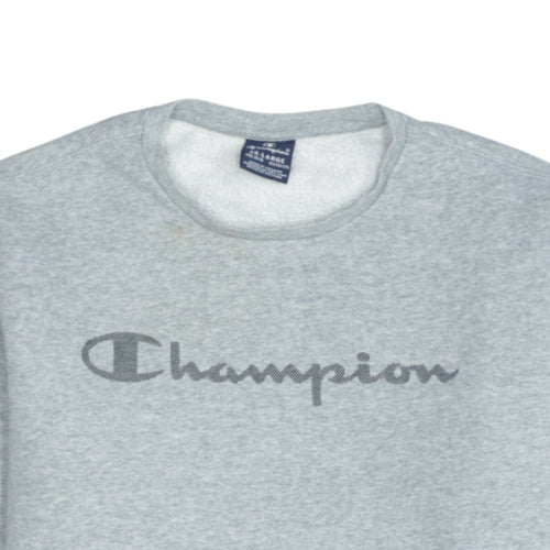 Champion Boys Grey 15-16 Years Crew Neck Pullover Sweatshirt