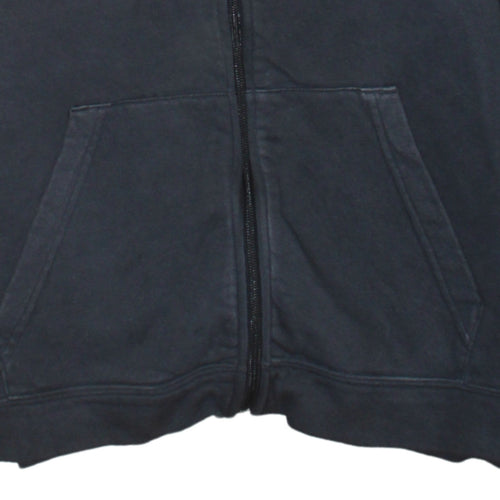 Nike Boys Black Full Zip Fleece Hoodie XL 158-170cm Lightweight Hooded Top