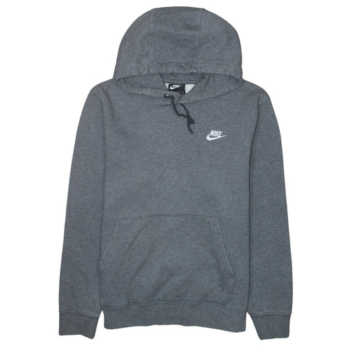 Nike Men's Grey Pullover Hoodie Small Regular Fit Fleece
