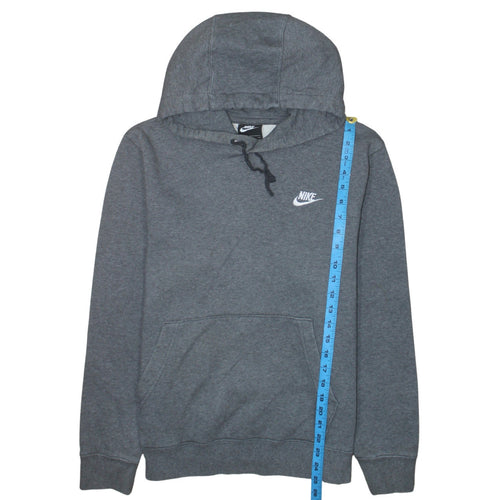 Nike Men's Grey Pullover Hoodie Small Regular Fit Fleece