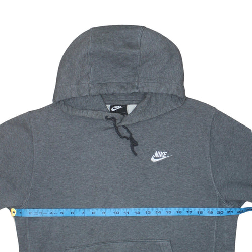Nike Men's Grey Pullover Hoodie Small Regular Fit Fleece