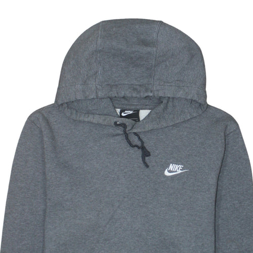 Nike Men's Grey Pullover Hoodie Small Regular Fit Fleece