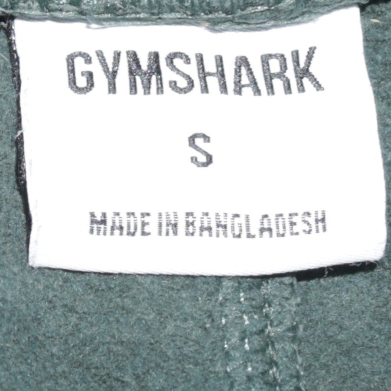 Gymshark Women Green Jogger Sweatpants S Regular Cotton Fleece Activewear