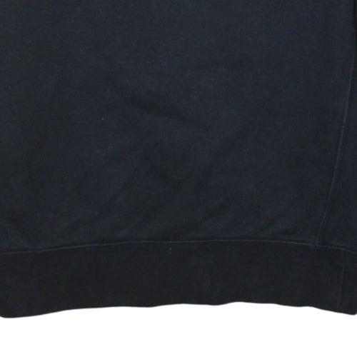 Nike Men's Black Small Crew Neck Fleece Pullover Sweatshirt