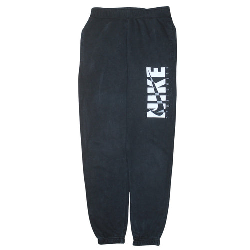 Nike Men's Black Jogger Fleece Sweatpants Size S Elastic Waist