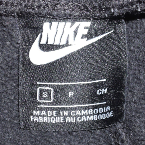 Nike Men's Black Jogger Fleece Sweatpants Size S Elastic Waist