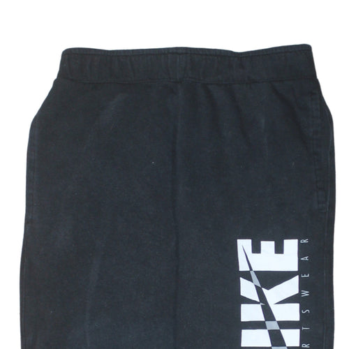 Nike Men's Black Jogger Fleece Sweatpants Size S Elastic Waist