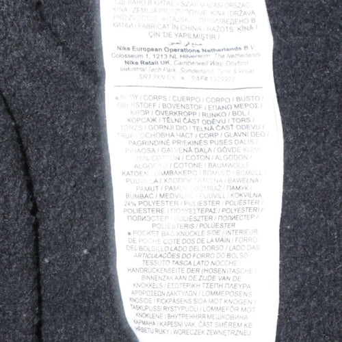 Nike Men’s Black XS Regular Fit Fleece Sweatpants Tapered Leg