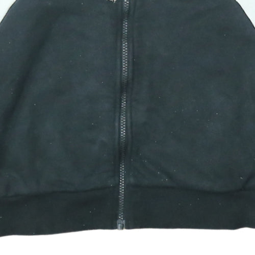 Lacoste Men’s Grey Full Zip Hoodie Size M Colour Block Logo Sweatshirt