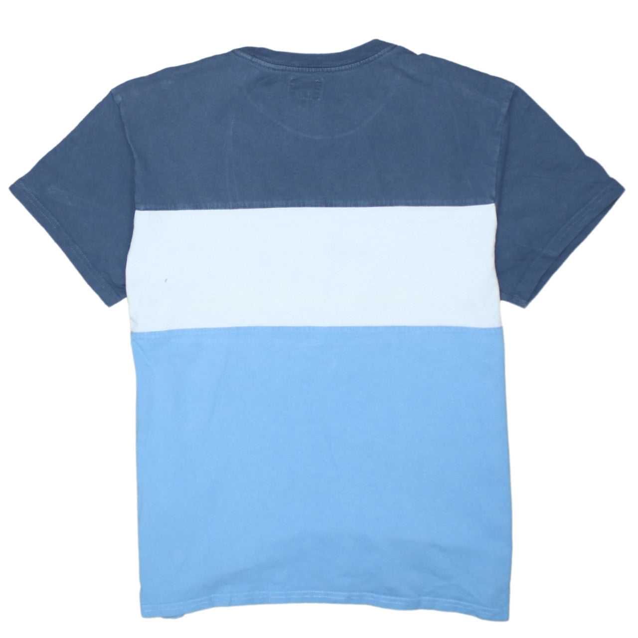 Levi's Men's Blue Colourblock Logo Cotton T-Shirt Size M