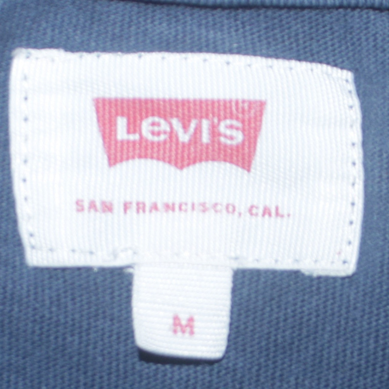 Levi's Men's Blue Colourblock Logo Cotton T-Shirt Size M