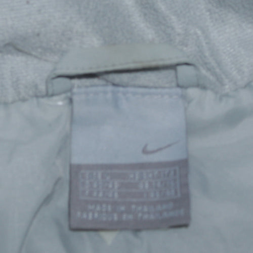 Nike Women's Blue Puffer Jacket Medium Winter Water Resistant