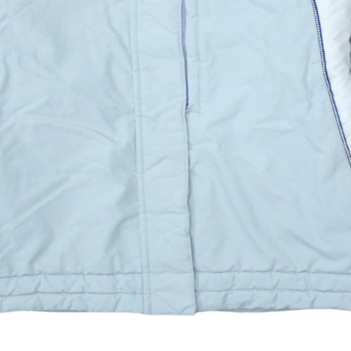 Nike Women's Blue Puffer Jacket Medium Winter Water Resistant