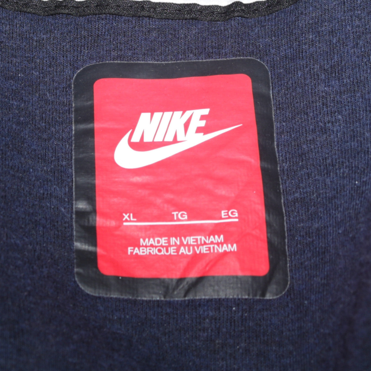 Nike Men's Blue Full Zip Hooded Sweatshirt XL Sports Fit