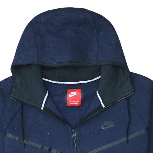 Nike Men's Blue Full Zip Hooded Sweatshirt XL Sports Fit