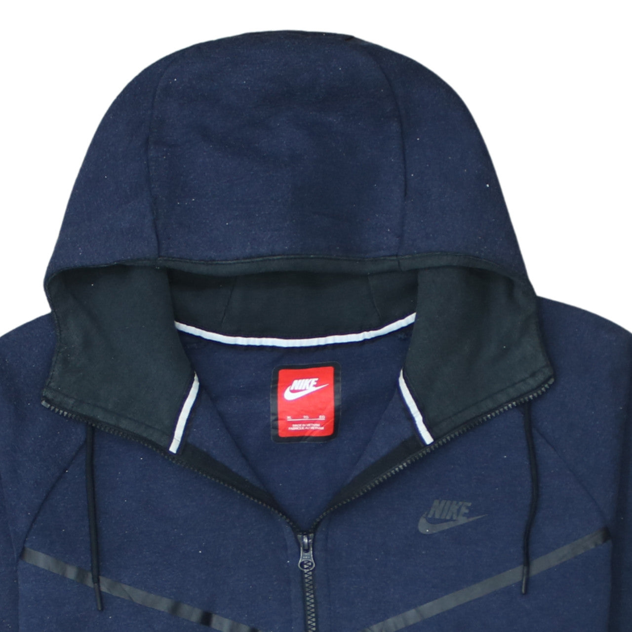 Nike Men's Blue Full Zip Hooded Sweatshirt XL Sports Fit