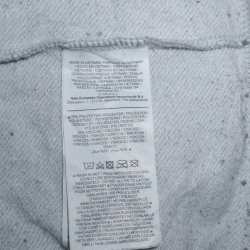 Nike Men's Grey Dri-FIT Full Zip Hoodie 2XL Regular Fit