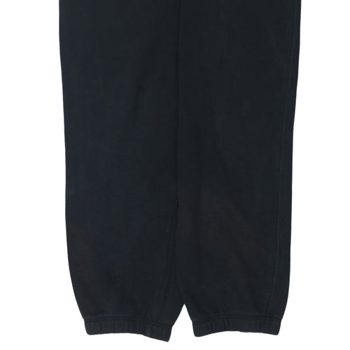 Adidas Men Black Fleece Jogger Sweatpants L Regular Fit Activewear
